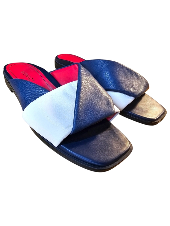 Vionic Shoes - 🇺🇸 Vionic Miramar Slide Sandals | Orthotic Comfort | Red White Blue | 8.5